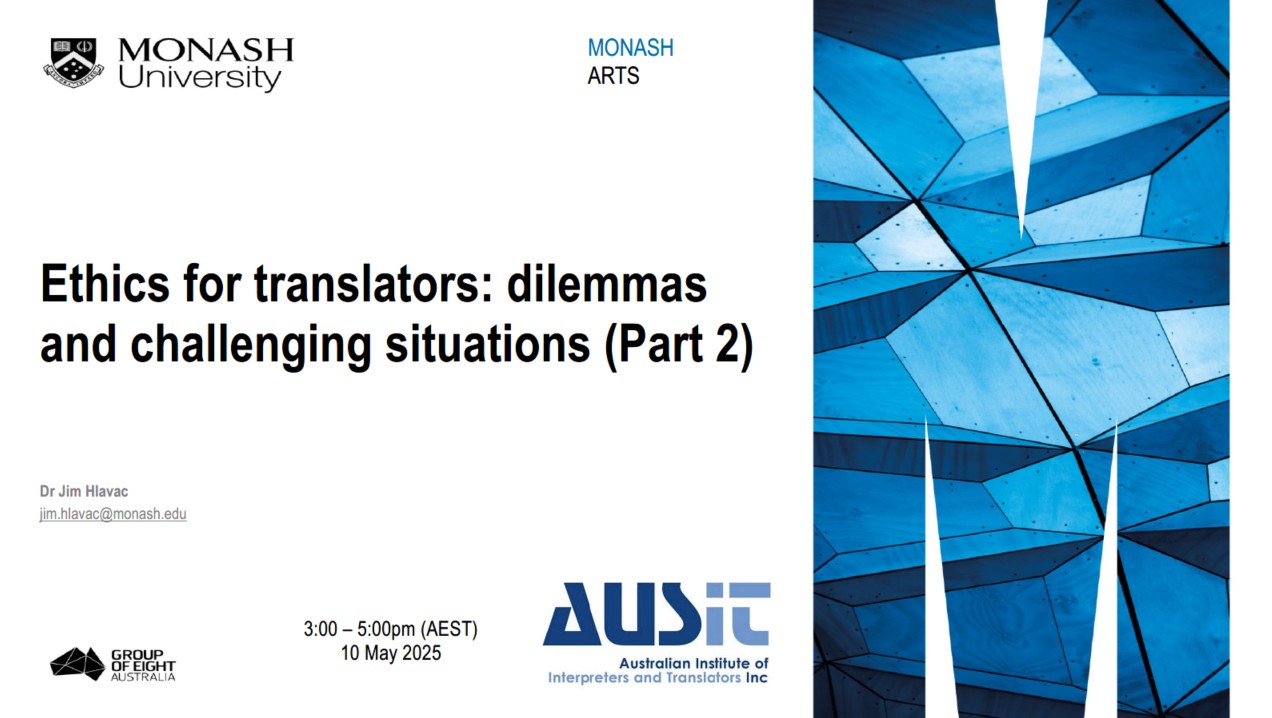 Ethics For Translators Further Dilemmas And Situations Part Ii