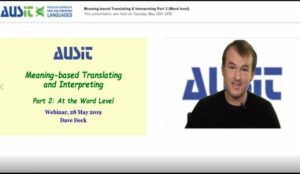 20190528 Meaning Based Translating & Interpreting Part 2