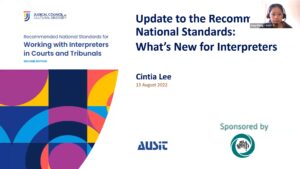 2022 Rns For Interpreters In Court And Tribunals