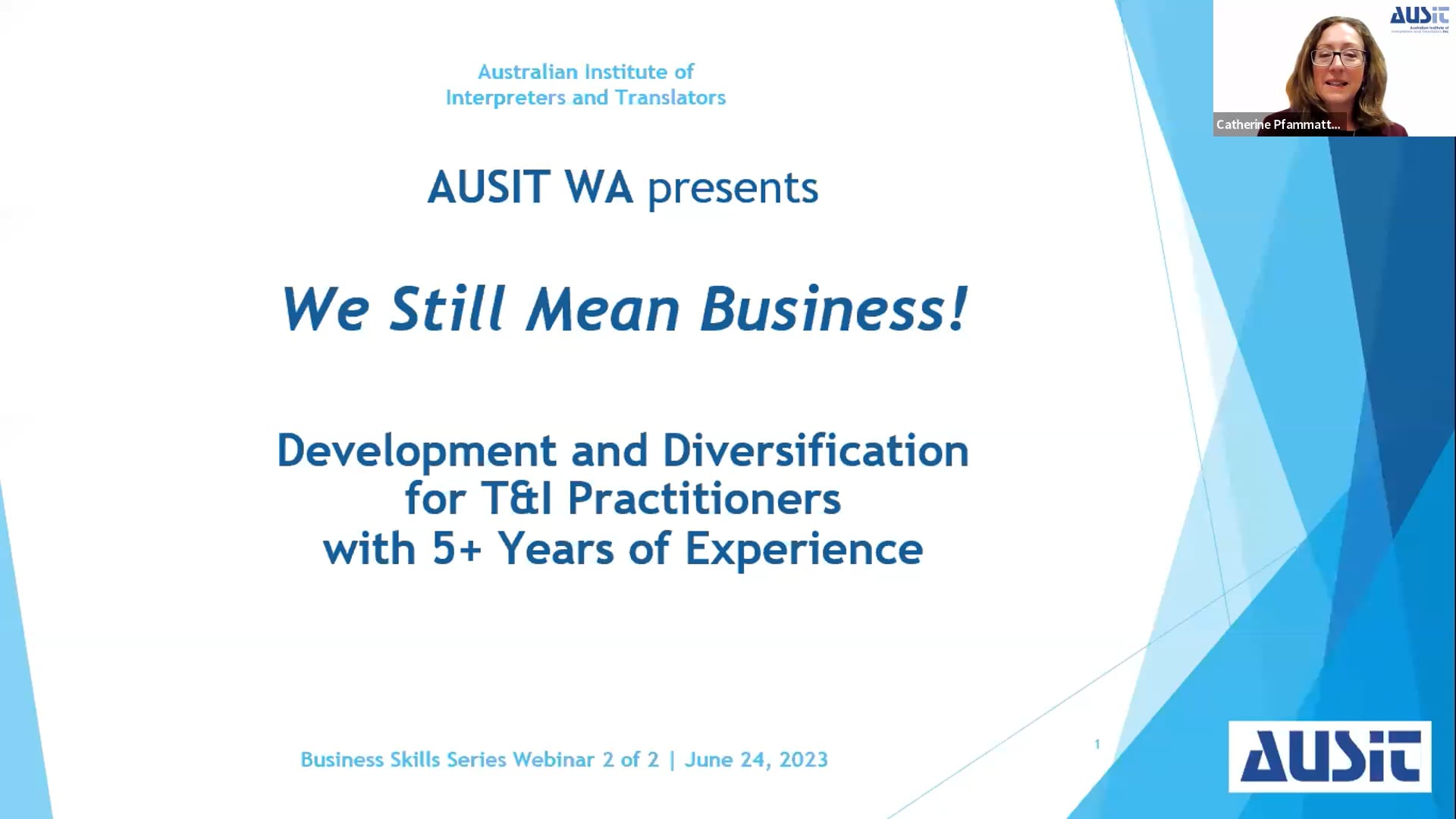 2023 Business Skills Webinar Series 2 Of 2