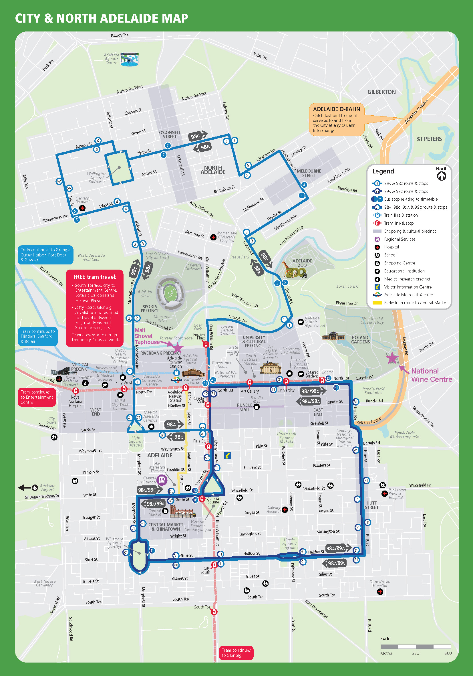 Routemap With Venues Added