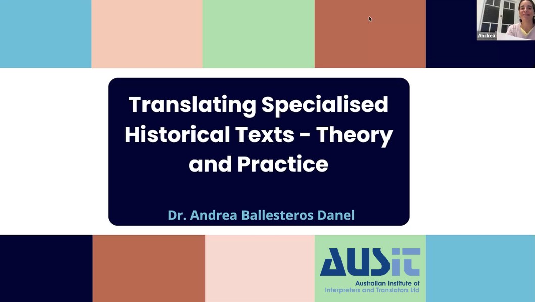 Translating Specialised Historical Texts Thumbnail