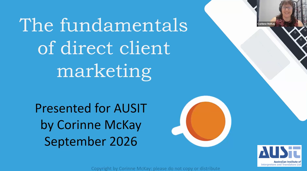 20260912 Breaking Into The Direct Client Market A Practical Guide For Translators And Interpreters Thumbnail