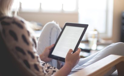Person Reading An Ebook